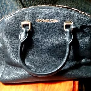 Michael Kors Maxine Leather Dome Satchel